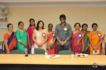 Manasuku Nachindi Movie Team At Kasturba Gandhi College